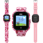 WikyWatch4S 6 pembe kamuflaj
