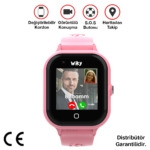 Wiky Watch 4S Pembe Akıllı Çocuk Saati 1 WikyWatcg4S 1 pembe ce