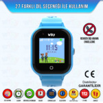 WikyWatch4S 5 mavi ce