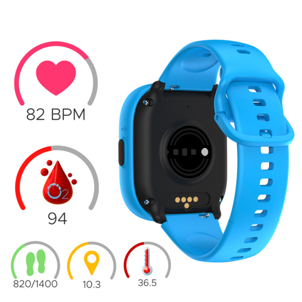 Wiky Watch 5Plus Görüntülü Görüşmeli Akıllı Çocuk Saati Siyah 8 5plus mavi saglik