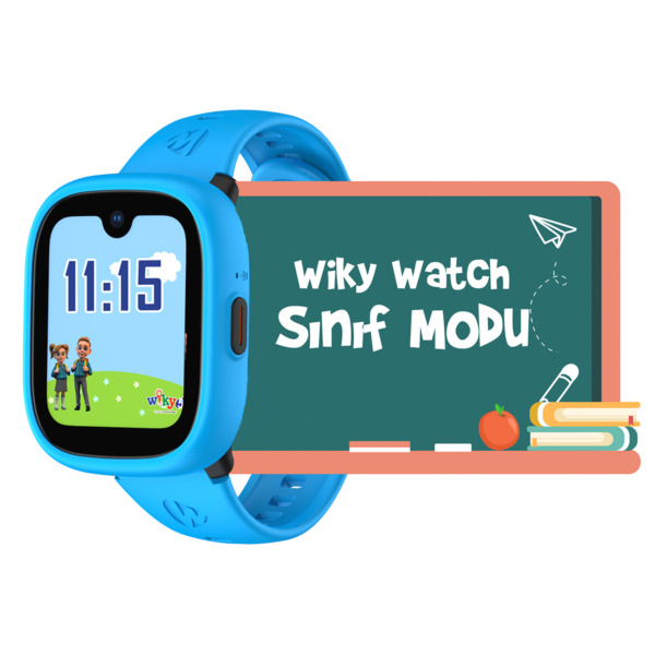 Wiky Watch 5Plus Yeni Nesil Akıllı Çocuk Saati Mor 10 5plus mavi sinifmodu