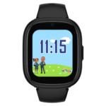 Wiky Watch 5Plus Görüntülü Görüşmeli Akıllı Çocuk Saati Siyah 1 wiky 5plus siyah 1